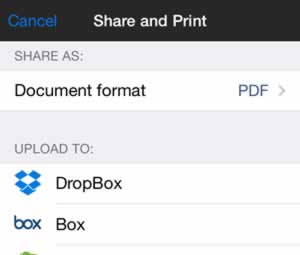 SharpScan: Share documents with ease